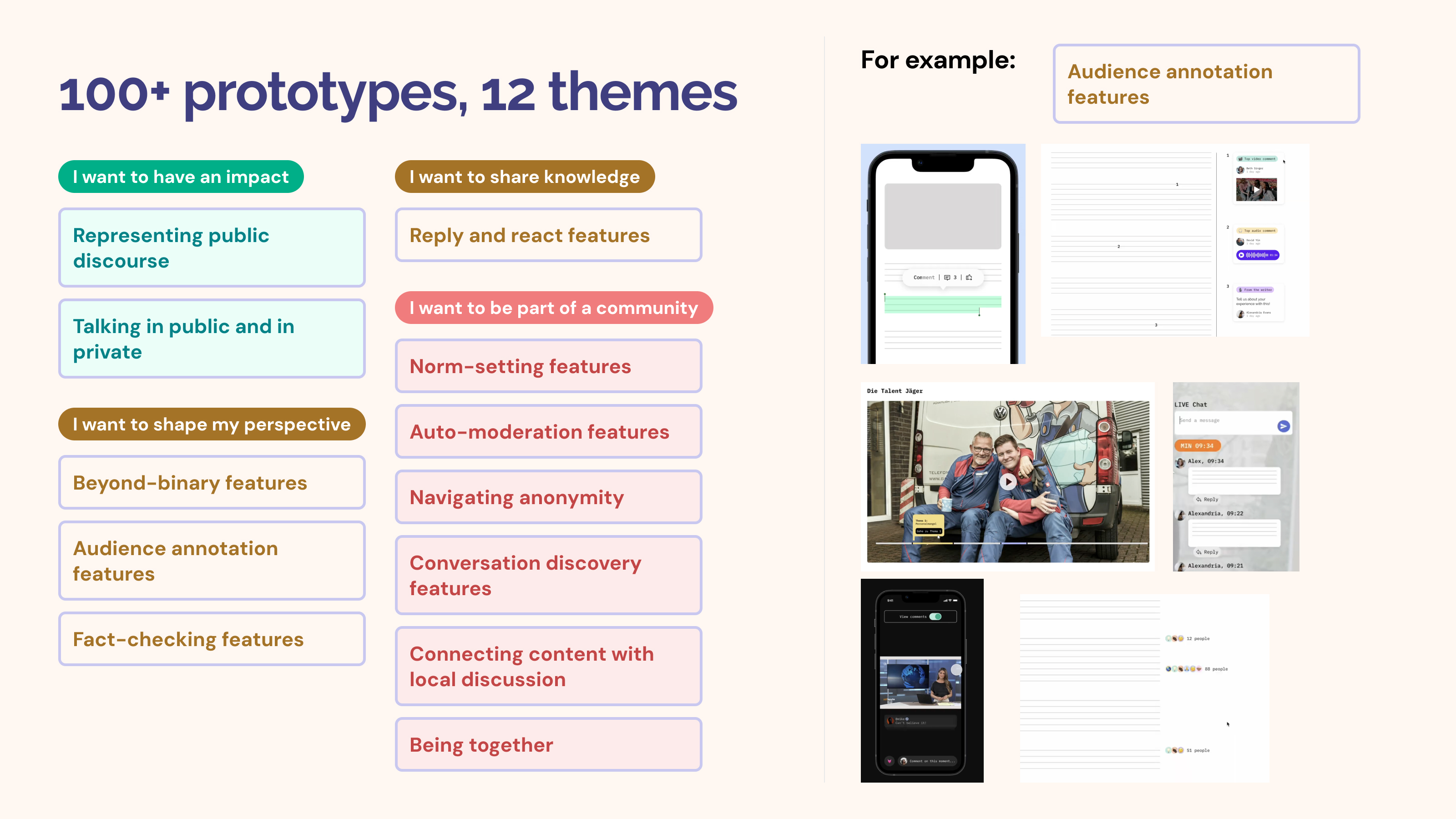 12 Themes of Design Exploration